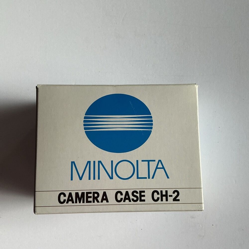 NOS Minolta CH-2 Camera Case New in Box For XG-M XG-1(n) X-300 X-370 Vintage